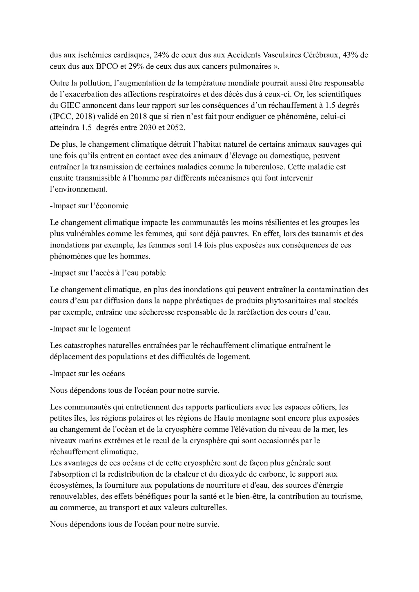 Carte du monde des ressources énergétiques et impact sur la santé environnement