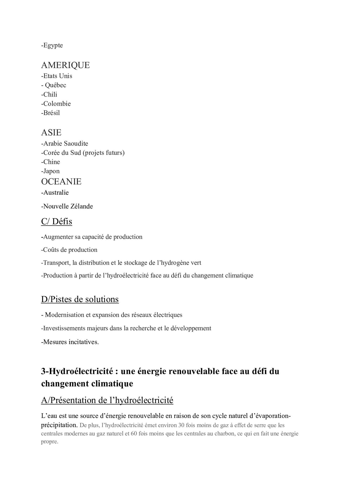 Carte du monde des ressources énergétiques et impact sur la santé environnement