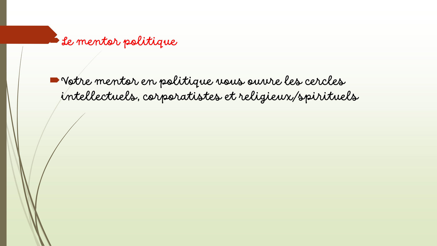 Cartes-atout Le stratège Lead'up Green