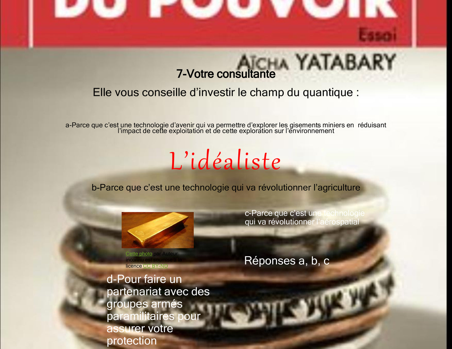 Cartes-jeu L'idéaliste