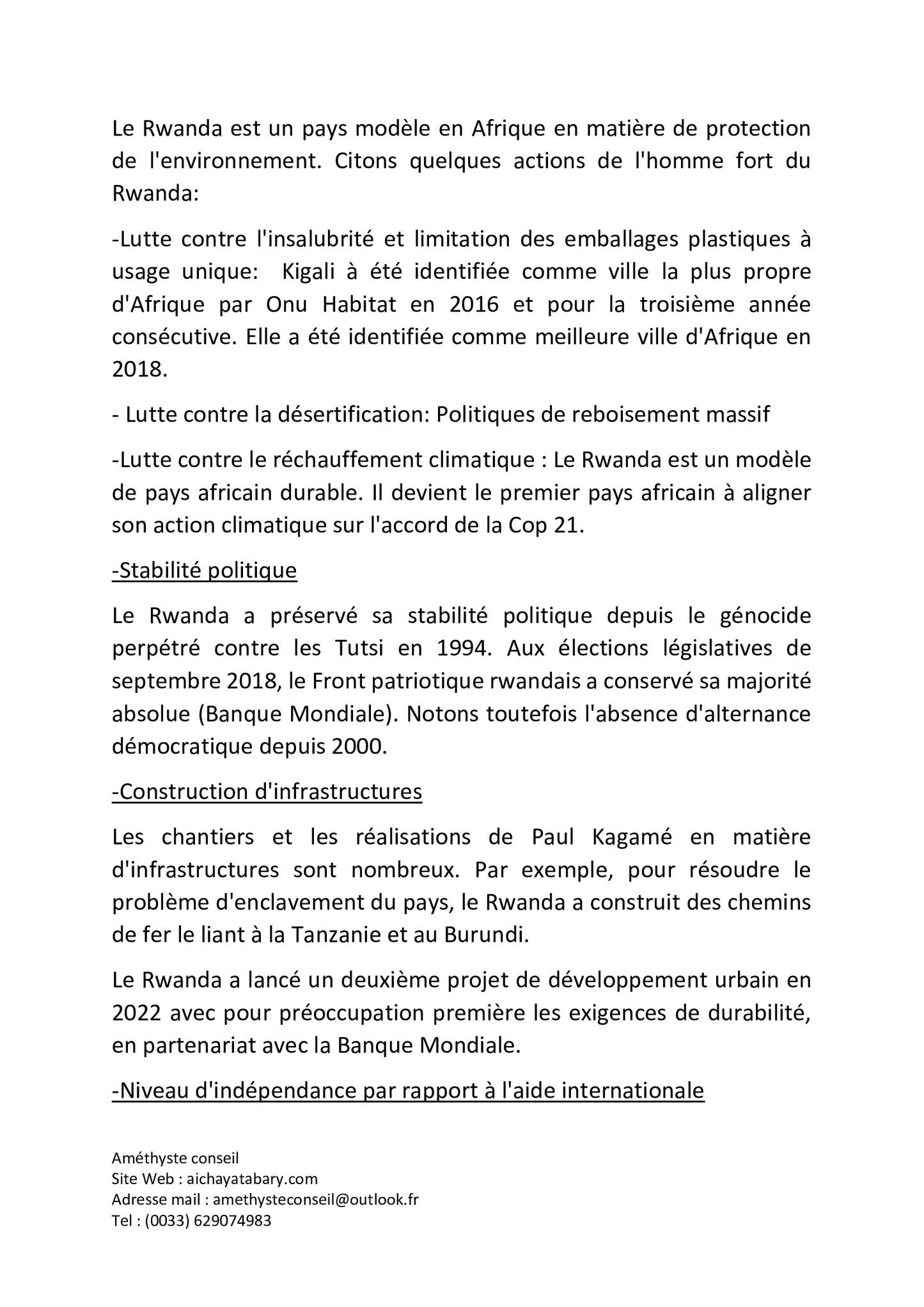 Vademecum du Prix du Meilleur Président Africain