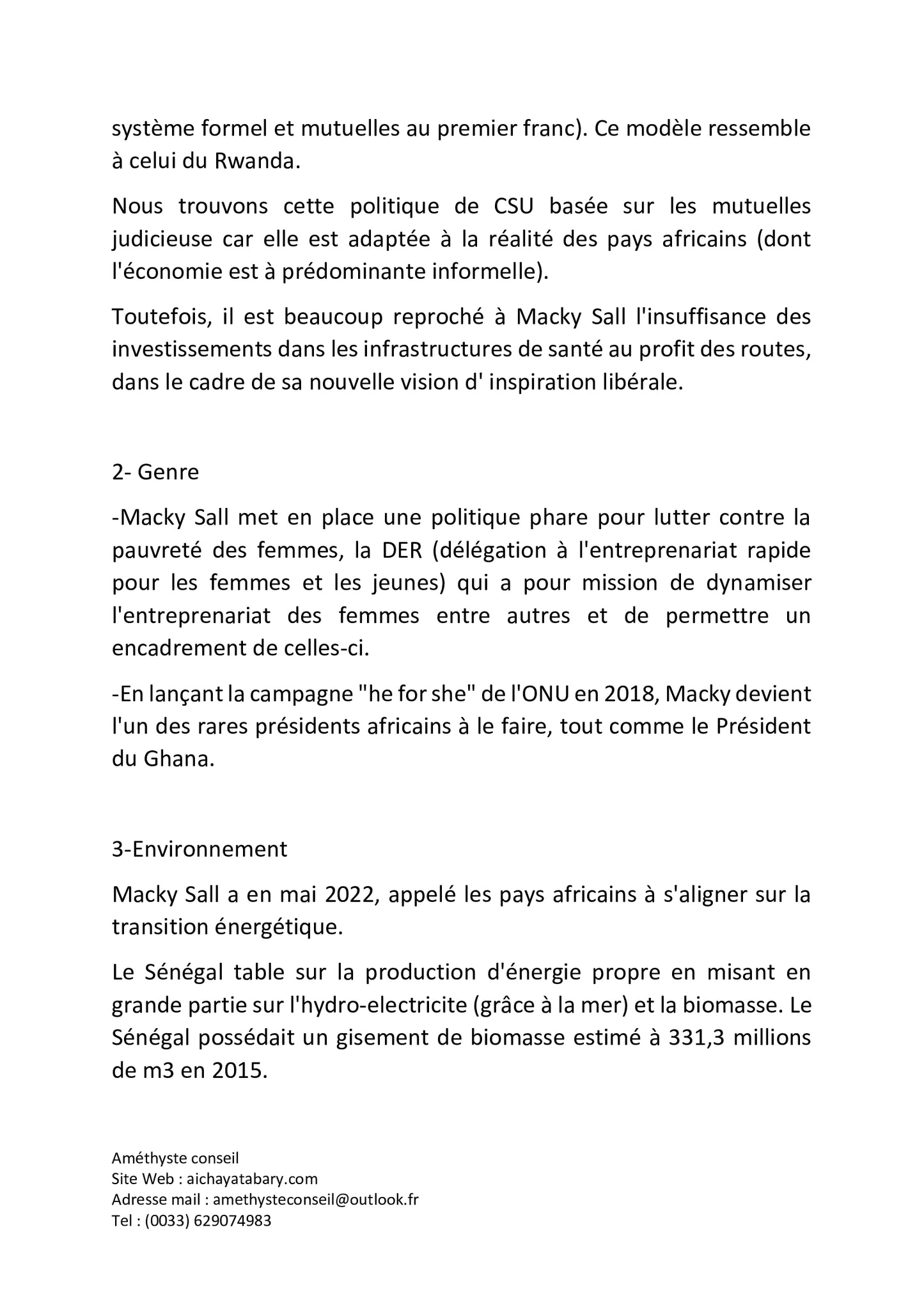 Vademecum du Prix du Meilleur Président Africain