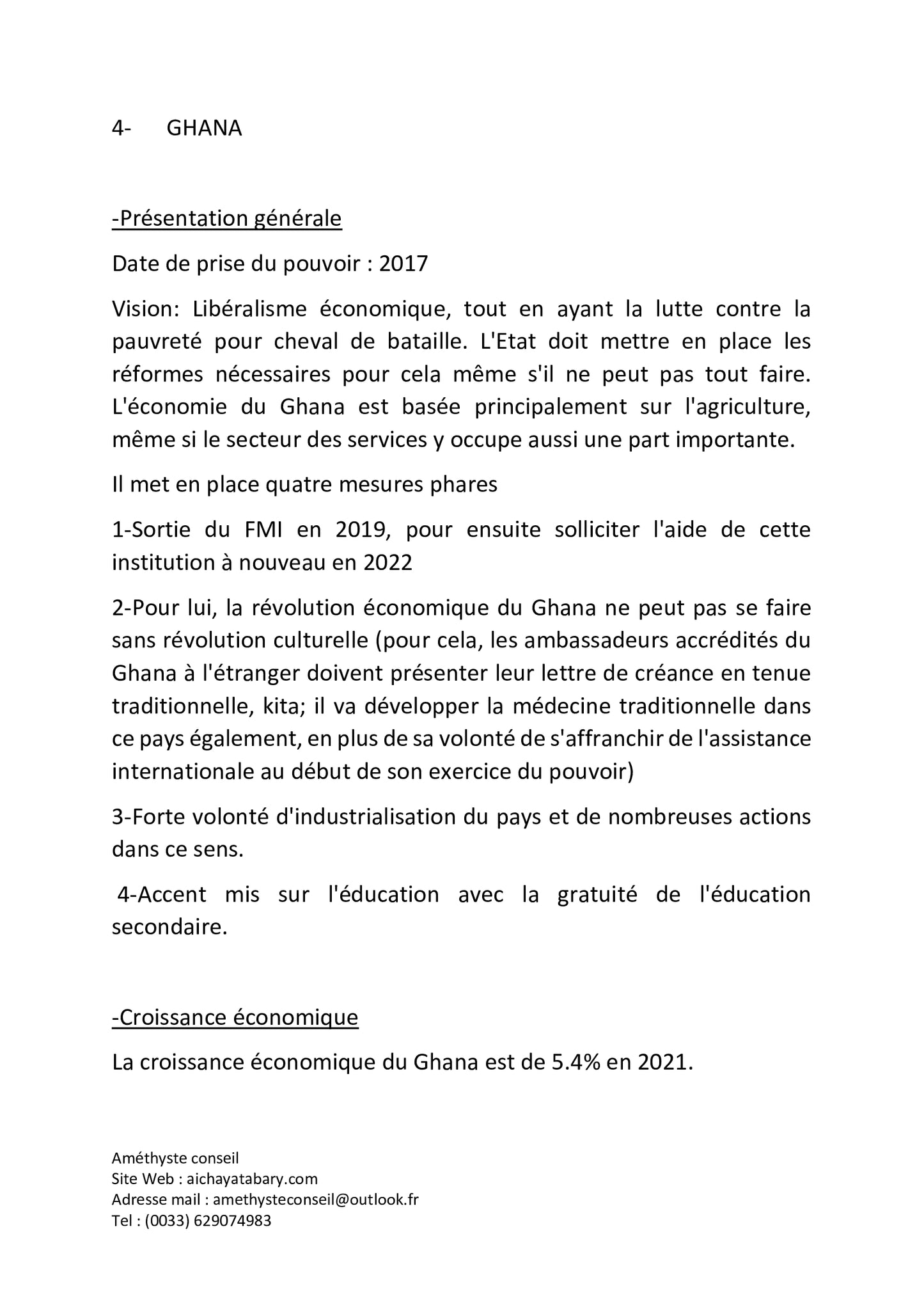 Vademecum du Prix du Meilleur Président Africain