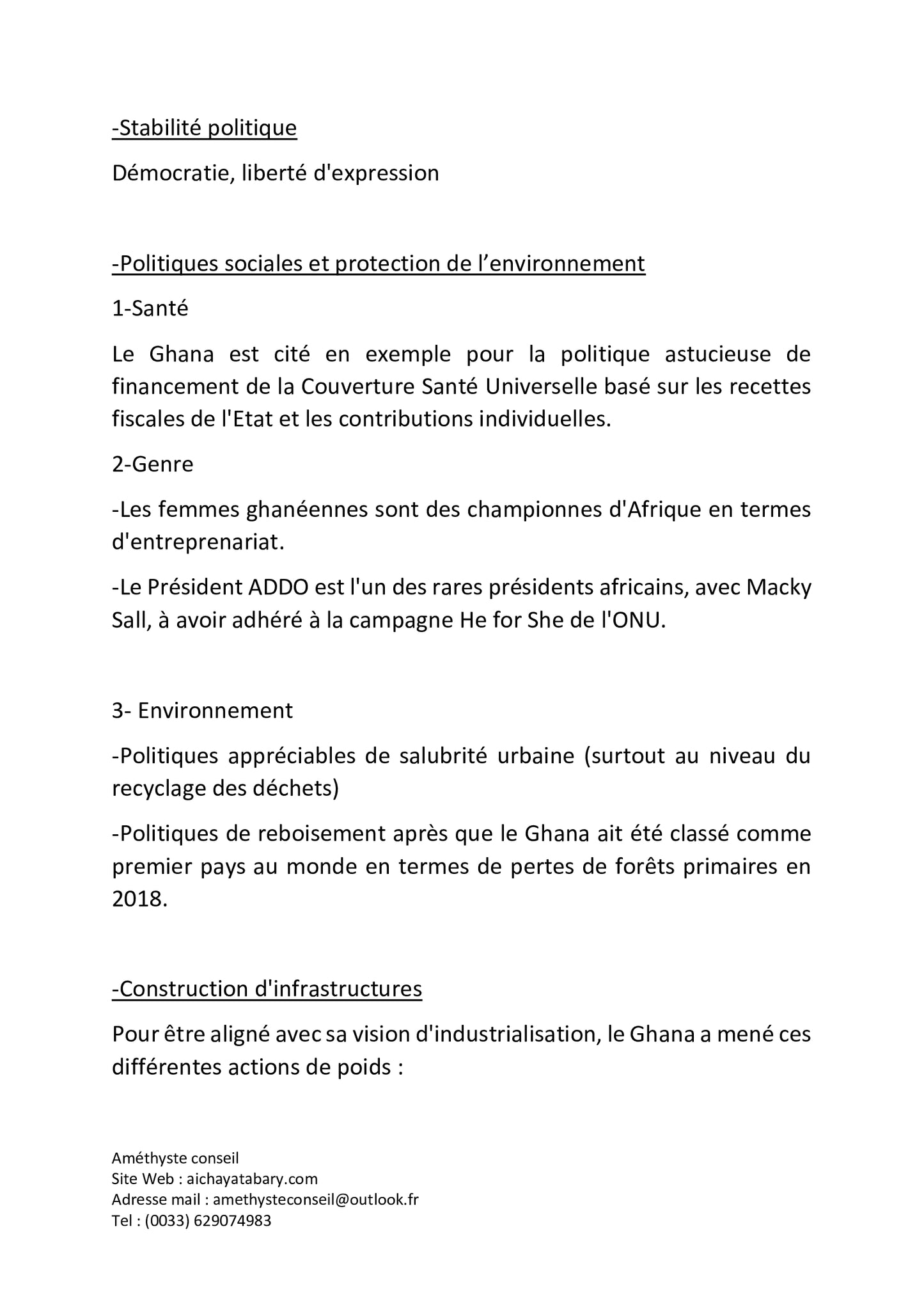 Vademecum du Prix du Meilleur Président Africain