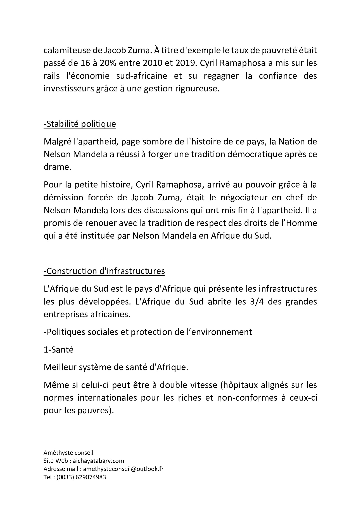 Vademecum du Prix du Meilleur Président Africain