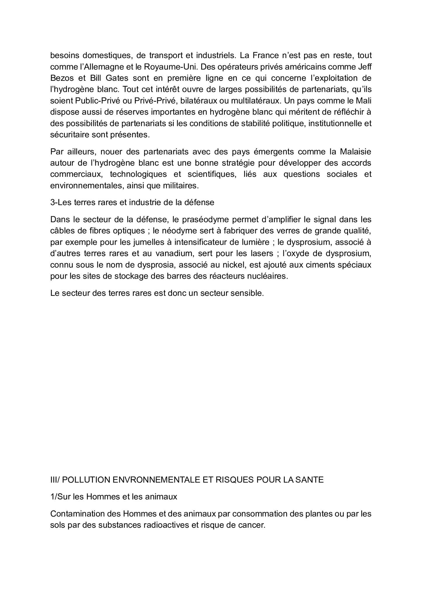Exploitation durable des terres rares: Géopolitique