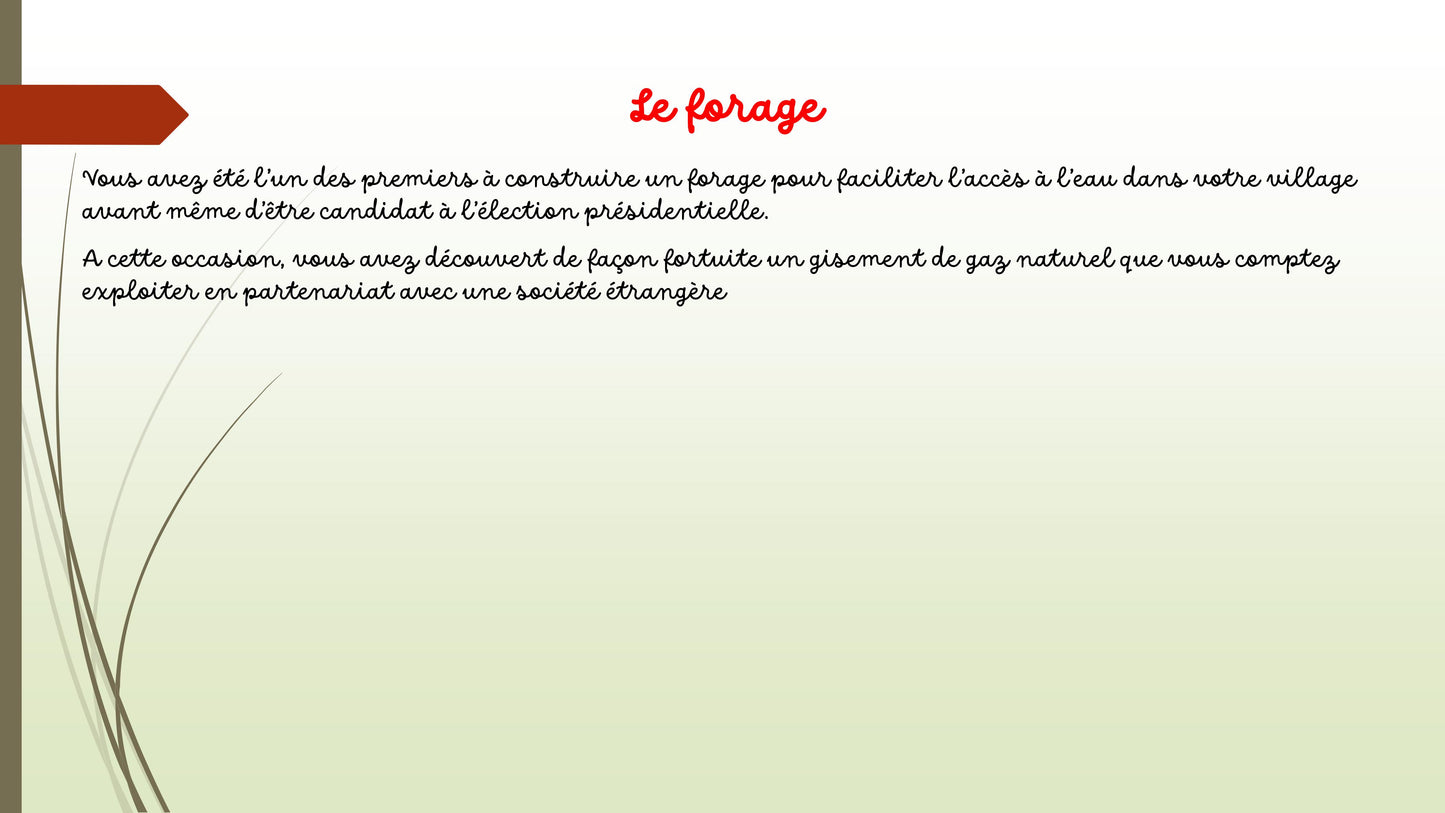 Cartes-atout Le stratège Lead'up Green