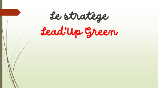 Cartes-atout Le stratège Lead'up Green