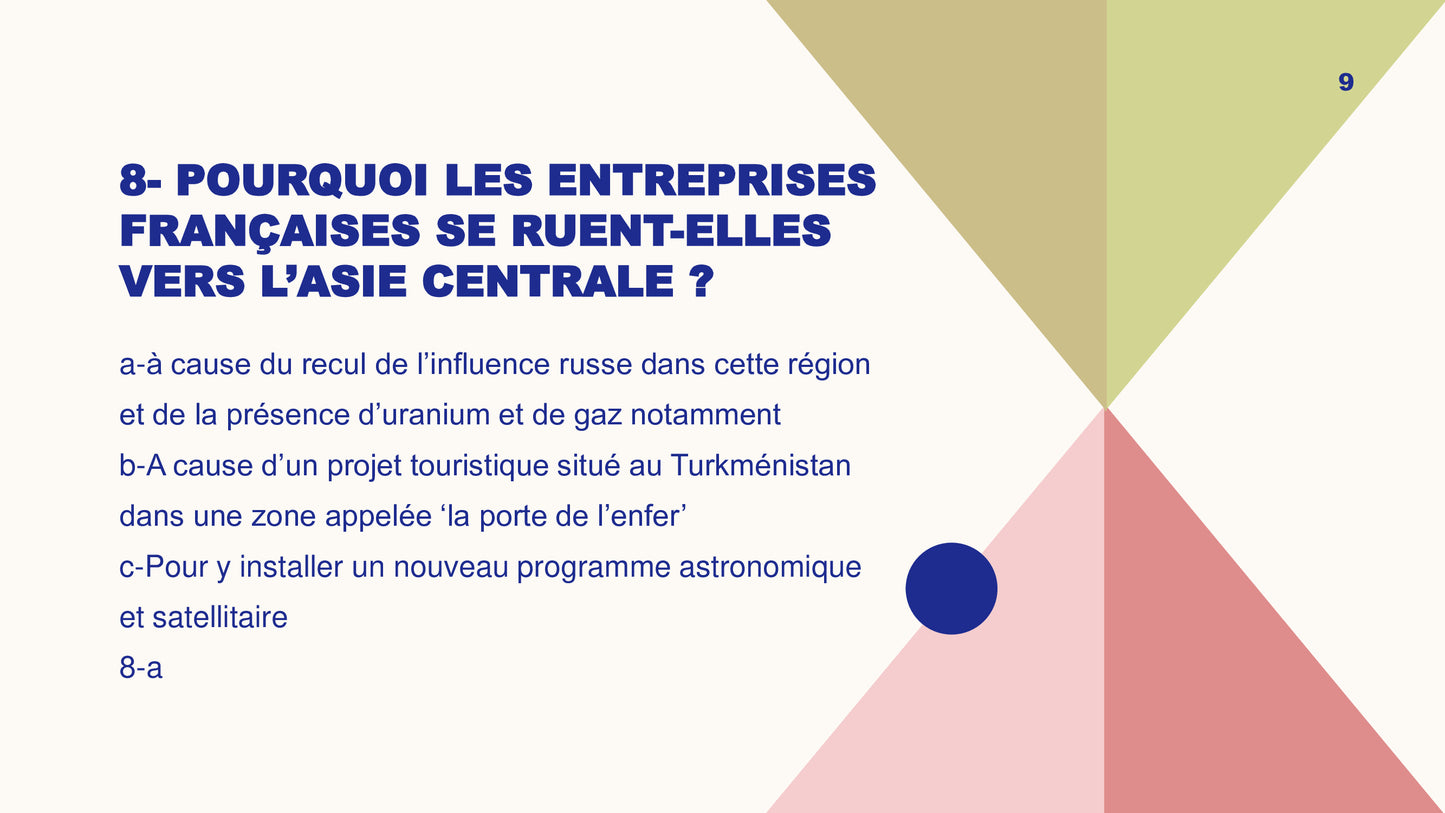 Questionnaire niveau 1: Jeu Lead'up Green